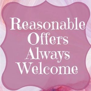 Reasonable offers Accepted